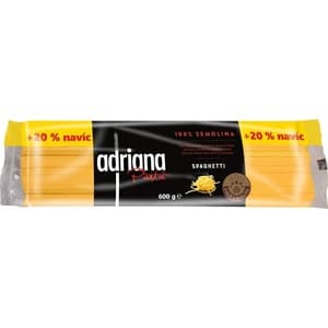 Adriana Spaghetti/špagety semolinové těstoviny 600g