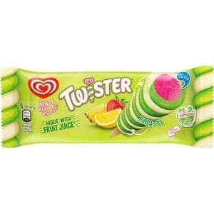 Algida Twister Nanuk limeta+ananas+jahoda 80ml