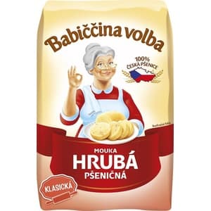 Babiččina volba Mouka pšeničná hrubá 1kg
