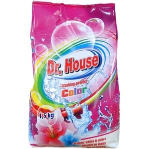 Dr.House Prášek na praní color (15 praní) 1,5kg