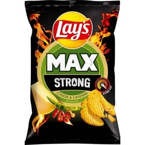 Lay's Chipsy Max Strong Cheese & Cayenne 120g