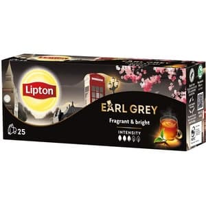 Lipton Čaj černý Earl Grey 25x1,5g