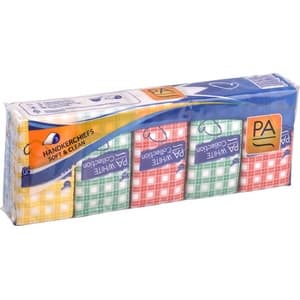 PA White Kapesníčky papírové 3-vrstvé 10x10ks