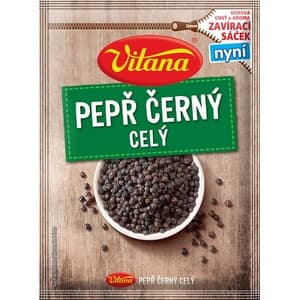 Vitana Koření pepř černý celý 18g