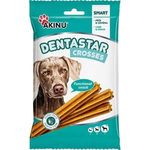 Akinu Dentastar Crosses žvýkací tyčky pro psy 7ks 180g