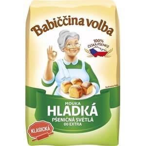 Babiččina volba Mouka pšeničná hladká 00 extra 1kg