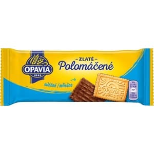 Opavia Zlaté Polomáčené Sušenky mléčné 100g