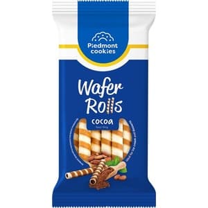 Piedmont cookies Vaflové trubičky s krémovou kakaovou náplní 160g
