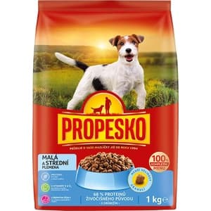 Propesko Granule pro psy malá a střední plemena 1kg