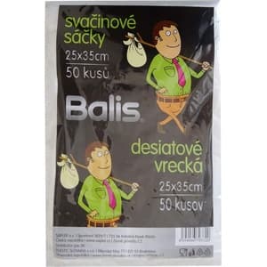 Svačinové sáčky odtrhávací čiré 25x35cm 50ks